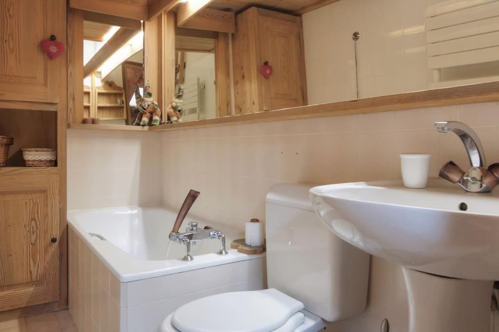 דירות Duplex Chaleureux Au Coeur De Megeve 2 P מראה חיצוני תמונה