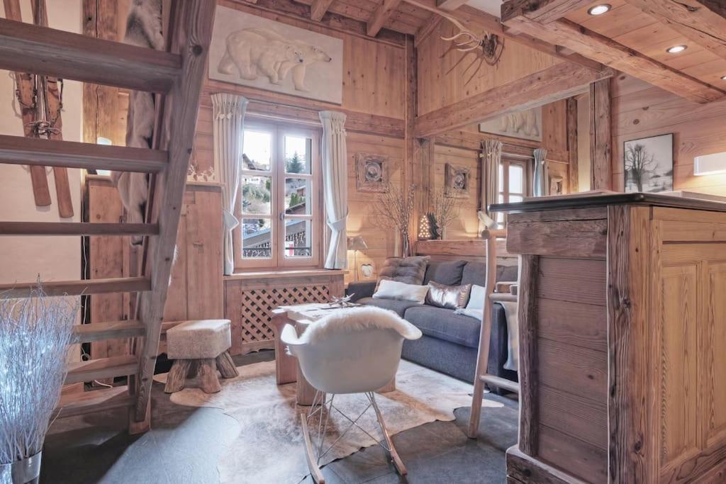 דירות Duplex Chaleureux Au Coeur De Megeve 2 P מראה חיצוני תמונה