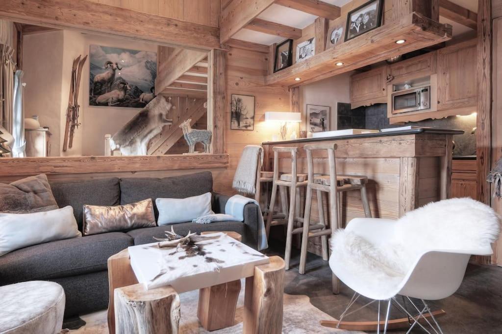 דירות Duplex Chaleureux Au Coeur De Megeve 2 P מראה חיצוני תמונה